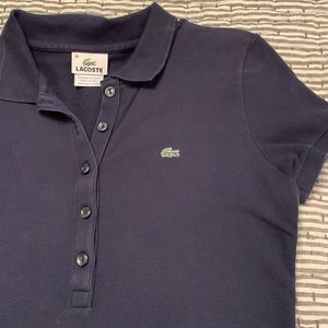 Navy Lacoste shirt